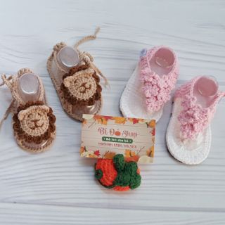 Giày len handmade cho bé !!