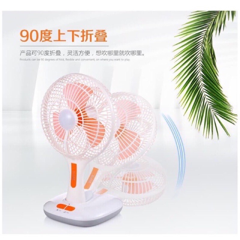 QUẠT TÍCH ĐIỆN CÓ ĐÈN KM CAO CẤP F0166