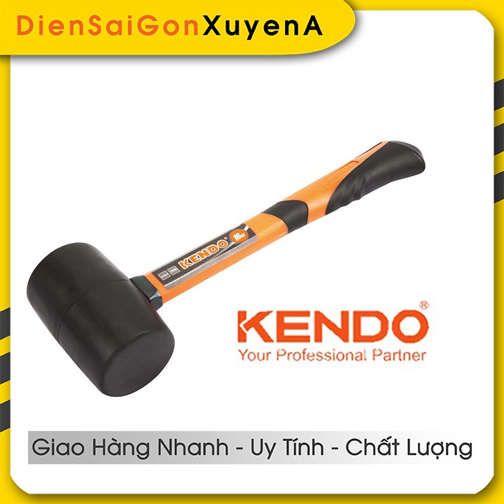 Búa cao su 16oz 450g dài 33mm TPR Rubber KENDO 25502 - Điện Sài Gòn Xuyên Á