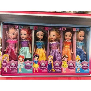 Hộp búp bê 6 công chúa loại to đẹp.