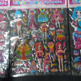 18 vỉ dán nổi - sticker 3d