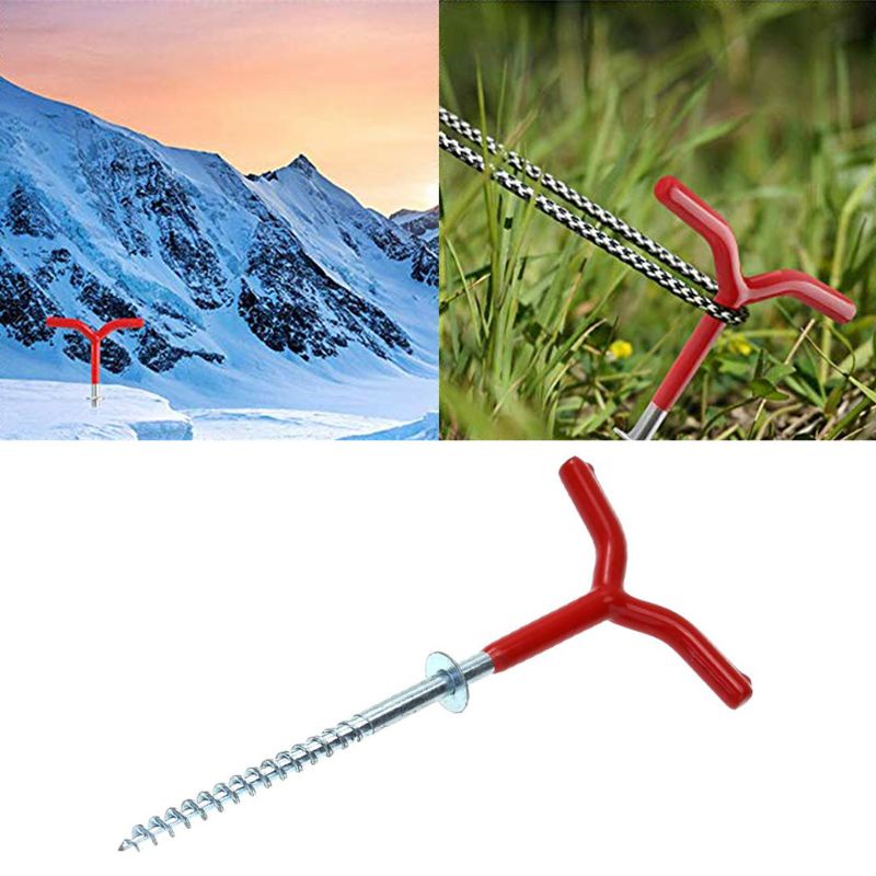 Cọc Dựng Lều Bằng Thép Không Gỉ Có Sẵn Trong Bãi Biển Snowfield Và Gr