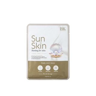 Mặt nạ trắng da ISK SUNSKIN PEARL SHEET MASK 23g - Hàn Quốc Chính Hãng