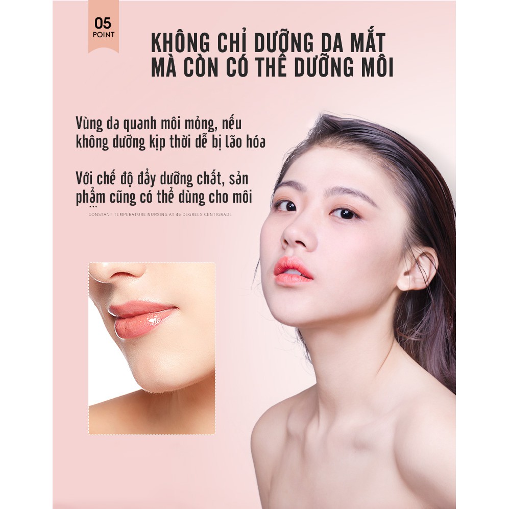 Máy massage đa năng ngăn nếp nhăn mắt/xóa thâm môi/tái tạo collagen Kskin KD992