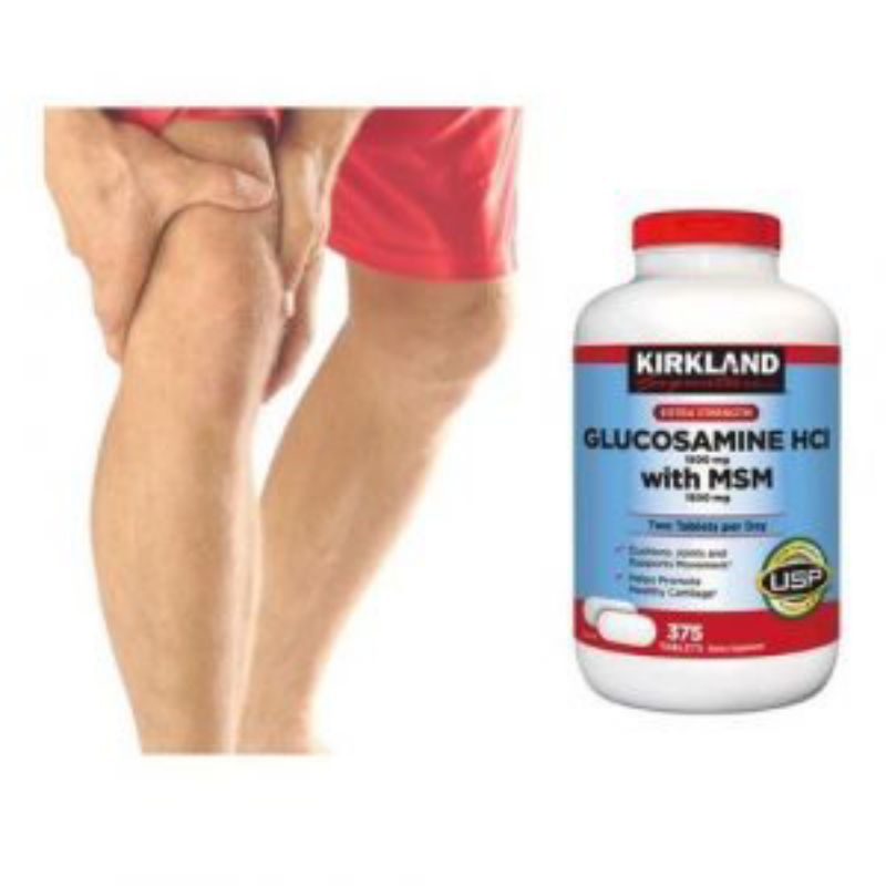Glucosamine, Viên uống bổ khớp Glucosamine Kirkland HCL 1500mg