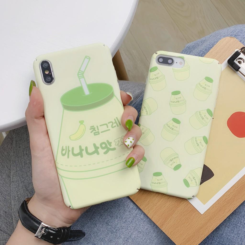 Ốp lưng cứng PC in hình chai sữa chuối Yakult cho điện thoại OPPO A5/A3s A7 A57 A59/F1s A79 A83