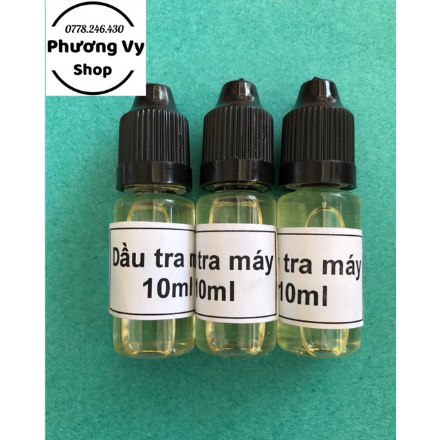 Dầu tra các loại máy phun xăm