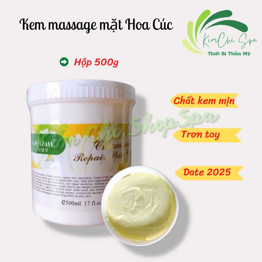 Kem massage mặt Hoa Cúc cho spa