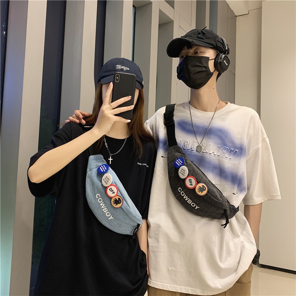 Túi Đeo Chéo Nam Nữ Sinh Viên Đựng Điện Thoại Kính Đi Du Lịch Đi Chơi