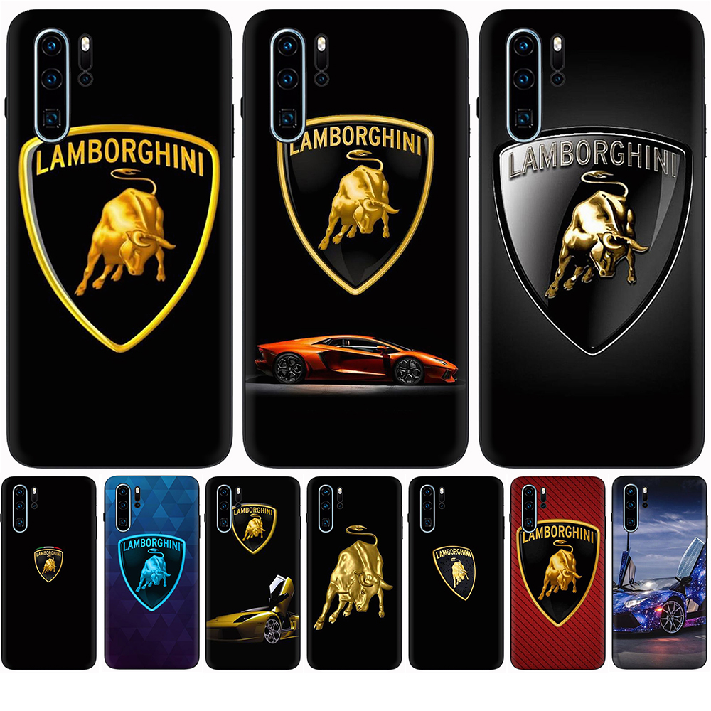 Ốp Điện Thoại Tpu Mềm Chống Rơi In Logo Lamborghini Cho Huawei P Smart 2021 P Smart S P9 P10 Lite P20 Pro