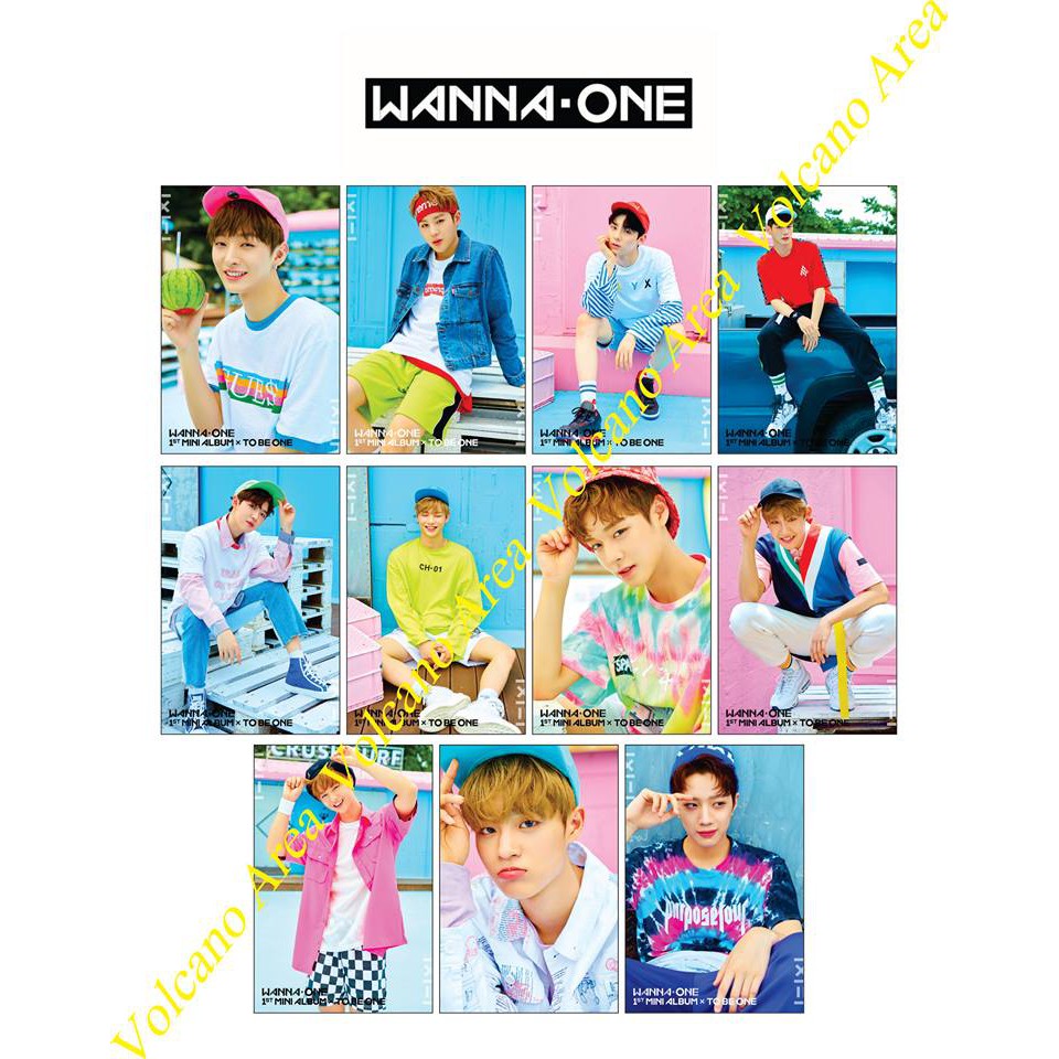 [Wanna One] Set sticker Kpop (2 mẫu)