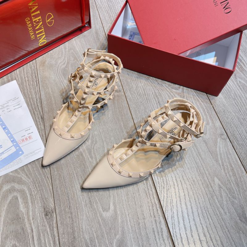 x(ẢNH THẬT) Sandal 7p Viền Đinh Tán Da Bóng Mềm Êm Fullbox Bill Túi Cao Cấp