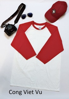 Áo thun tay lửng Gildan Raglan