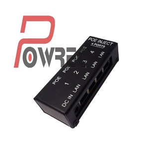 Bộ chuyển đổi POE 4port - powrek.com