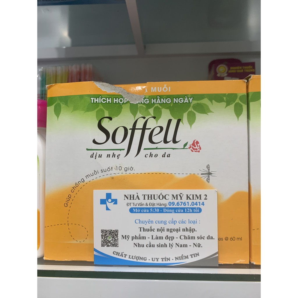 Kem chống muỗi Soffel chai 60ml