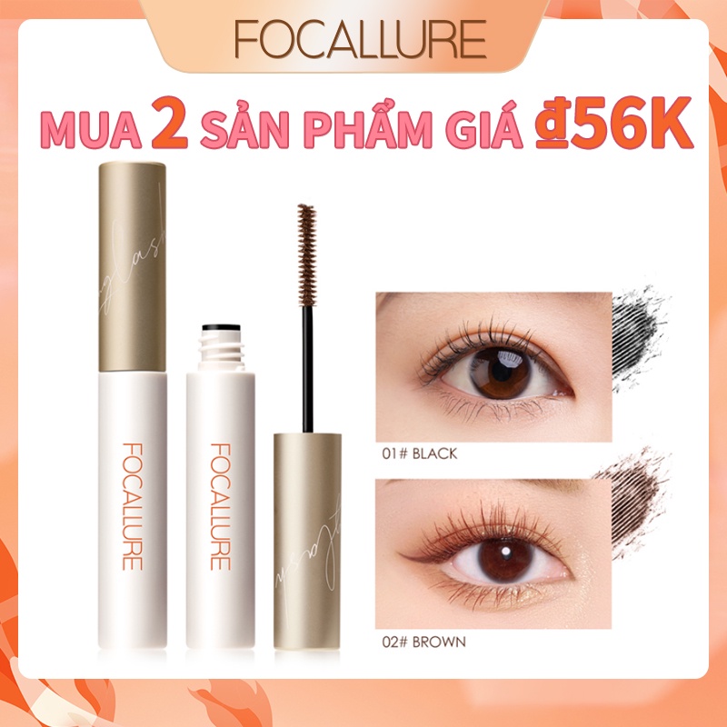 Mascara Focallure 3mm Chống Mồ Hôi Cho Hàng Mi Dài Và Cong Vút Lâu Trôi
