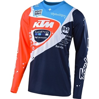 Hàng có sẵn áo thun tay dài coolmax ktm mtb dùng khi chạy xe mô tô/xe mô tô #bộ đồ thể thao đạp xe 6 co cao cấp