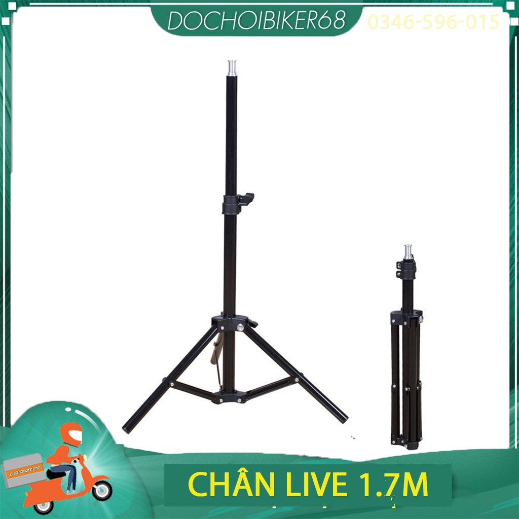 CHÂN đèn 1.7M hạ thấp nhất 65CM livestream spa softbox..