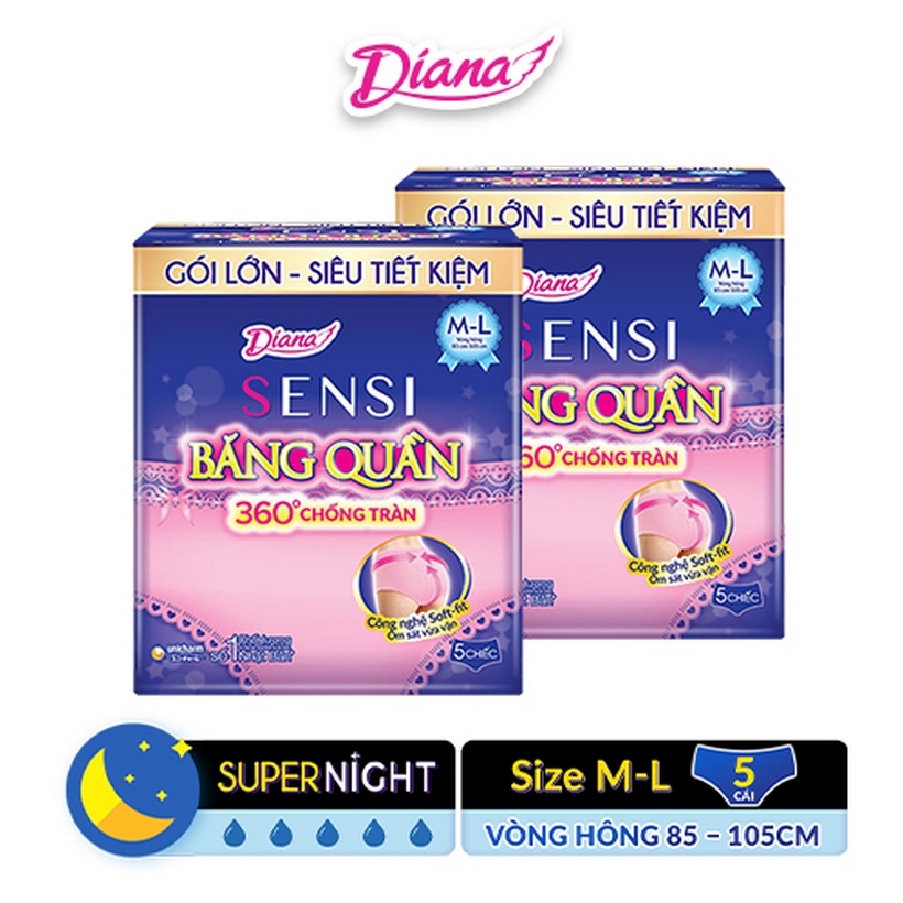 Bộ 2 Diana Sensi Băng quần size M-L
