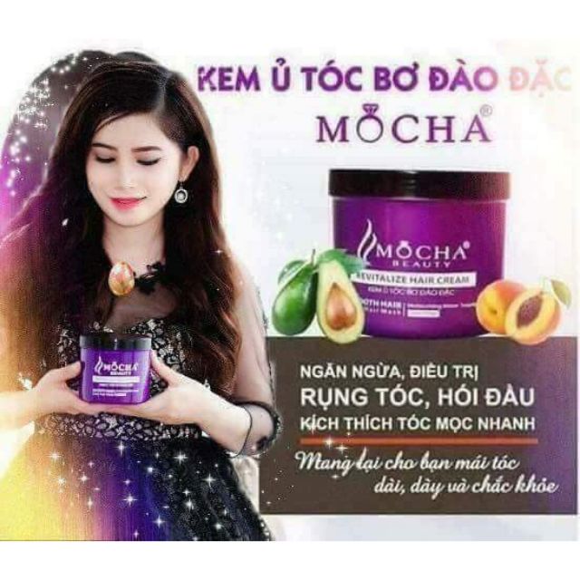 KEM Ủ TÓC BƠ ĐÀO ĐẶC MOCHA