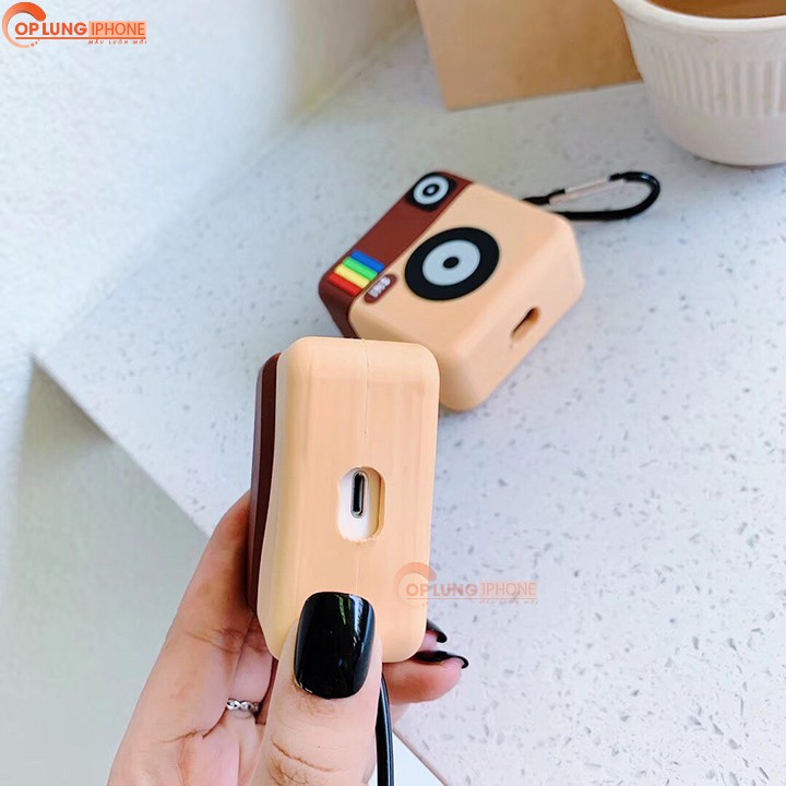 Case airpods 1 2 Intagram, Vỏ bao airpod 1 2, inpods 12 silicon đựng tai nghe bluetooth , tai nghe không dây