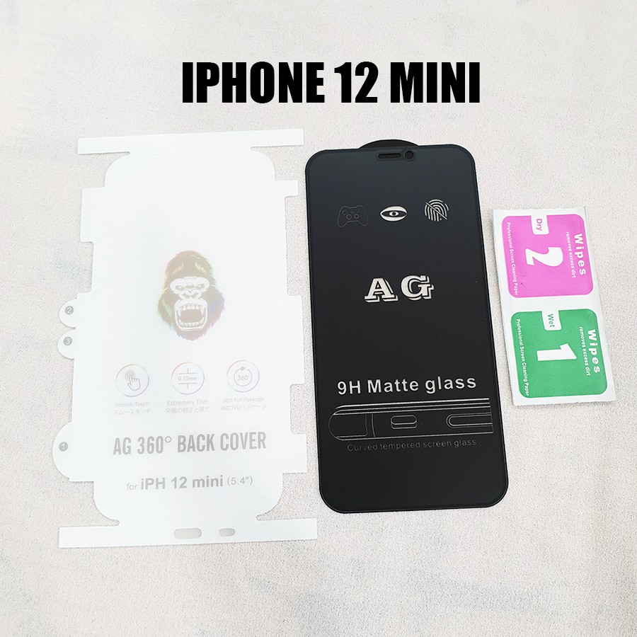 Kính cường lực - PPF chống bám vân tay Iphone 12 Mini