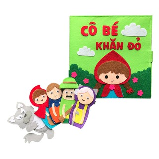 Sách Vải Sabe Kể Chuyện Cô Bé Quàng Khăn Đỏ
