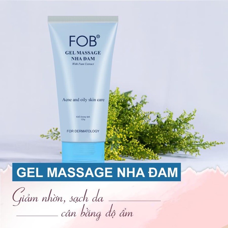 Mỹ phẩm FOB- Gel massage nha đam FOB 120g (TUÝP XANH)