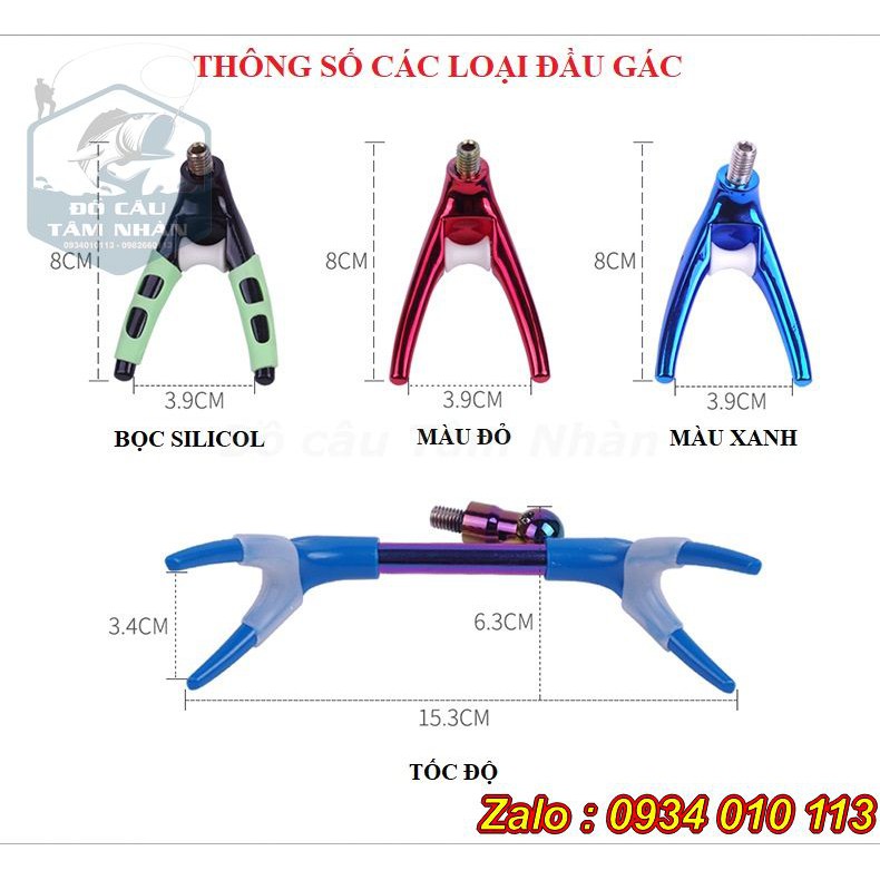 Đầu gác cần các loại - có 4 loại