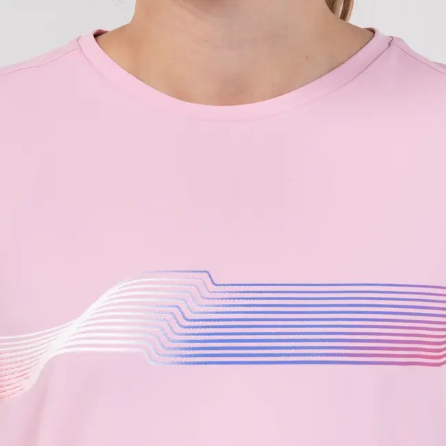 Áo thun thể thao AT 300 Kiprun Track cho trẻ em - Hồng MIRILIK DECA