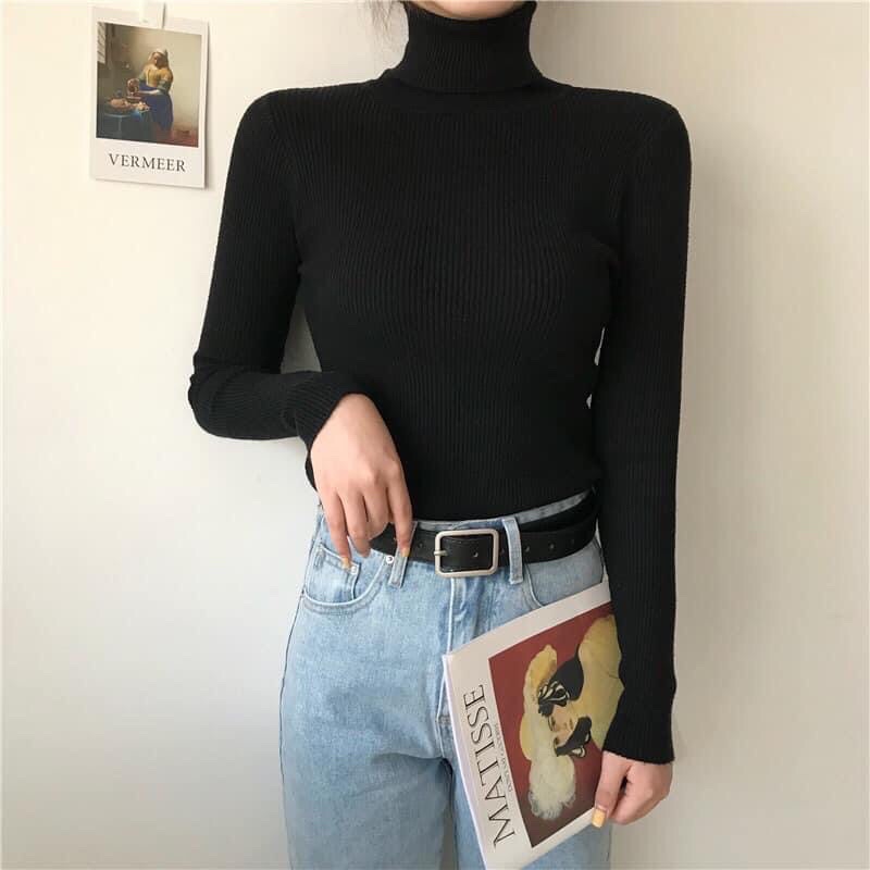 Áo Len Cổ Lọ Nữ