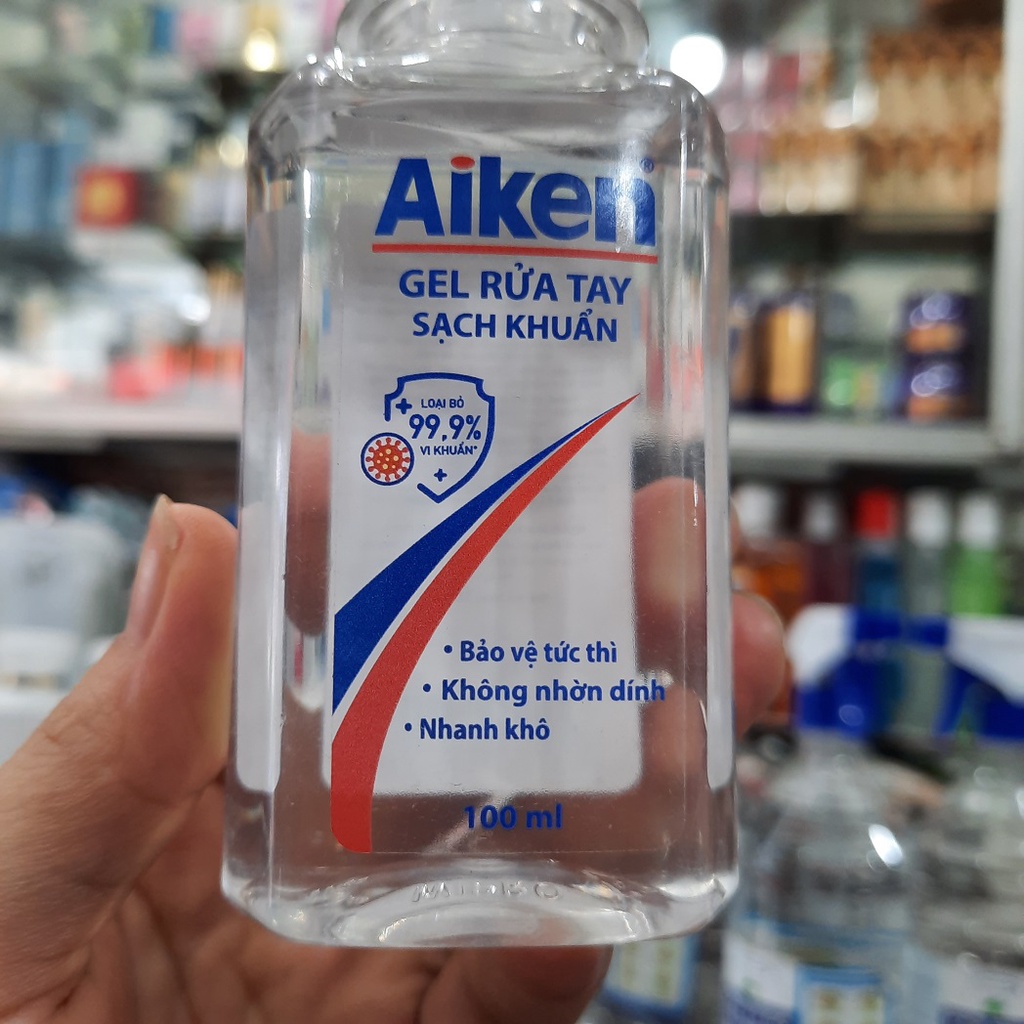 Gel rửa tay khô Aiken diệt khuẩn 100ml