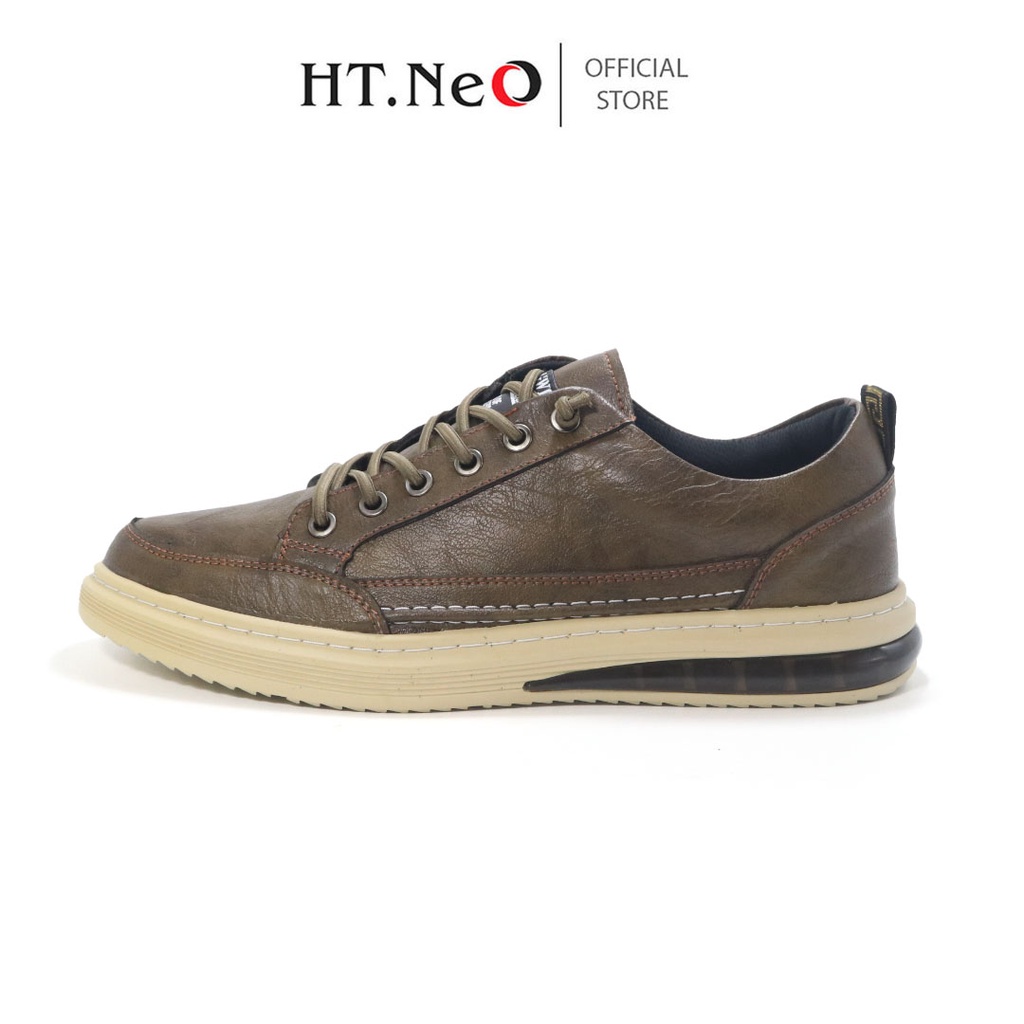 Giày thể thao - Giày sneaker nam HT.NEO da êm mềm ,đế cao đến 4cm ,thiết kế basic trẻ trung ,sang trọng GT20