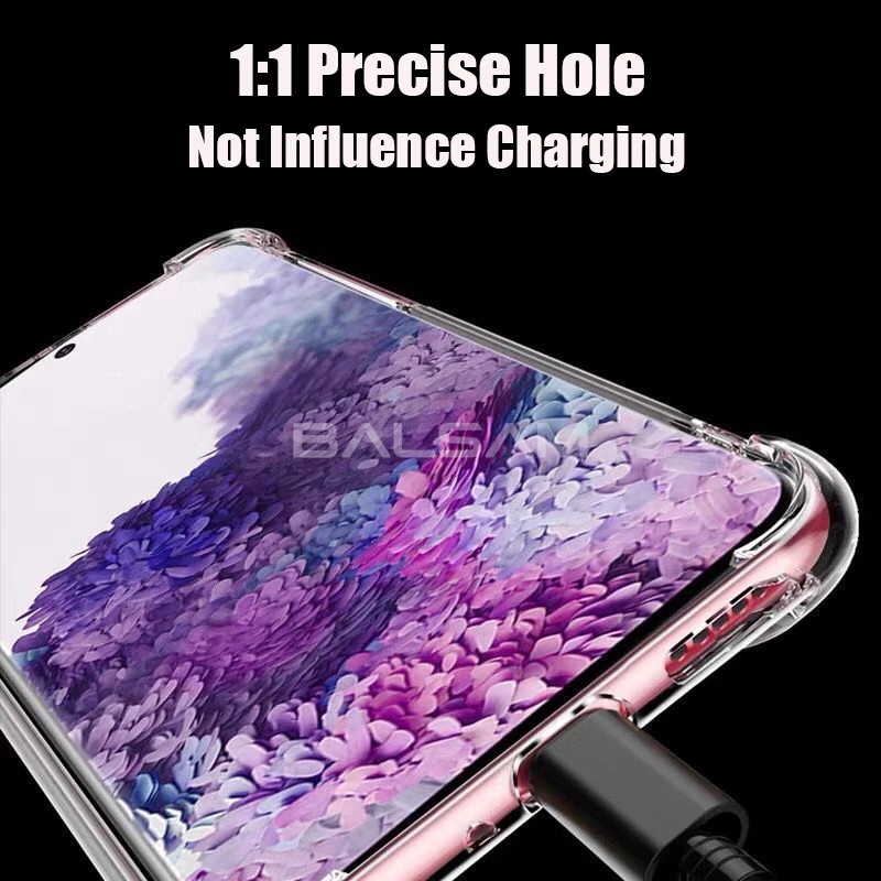 Ốp lưng viền vuông chống sốc trong suốt Cho Samsung ss Galaxy S21 FE M54 M51 M32 M31 M14 M12 M11 A72 A52 A52s A32 A42 A50s A30s A20s A10s A50 A30 A20 A12 A11 A10 5G 4G