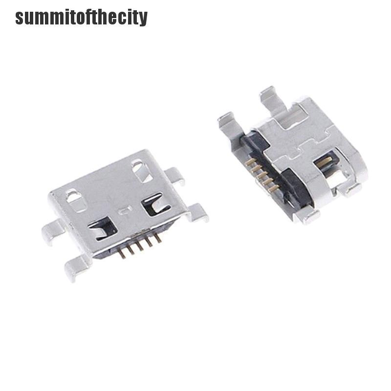 Set 10 Giắc Cắm Sạc Cổng Cắm type B micro usb 5 Chấu Chuyên Dụng
