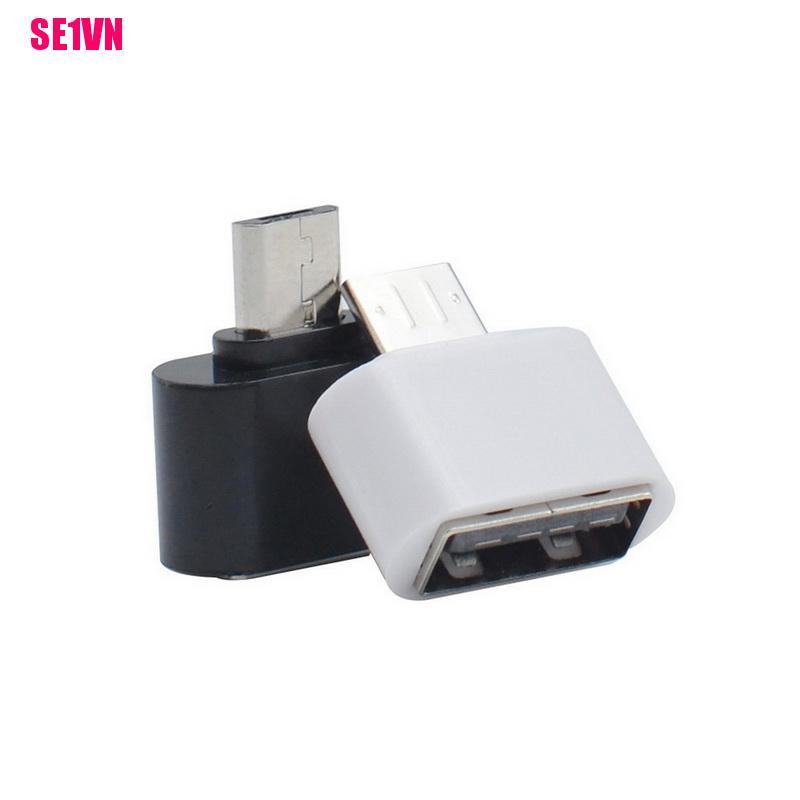 Bộ 2 Đầu Chuyển Đổi Từ Cổng Micro Usb Sang Usb A 2.0 Se1Vn