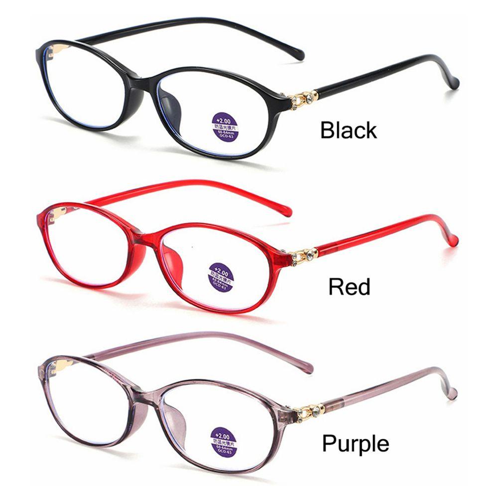 Kính Đọc Sách Gọng Oval Màu Xanh Dương