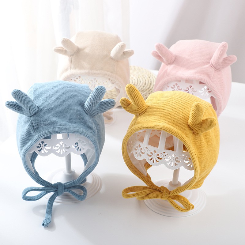 Mũ giữ ấm phối tai hươu dành cho bé