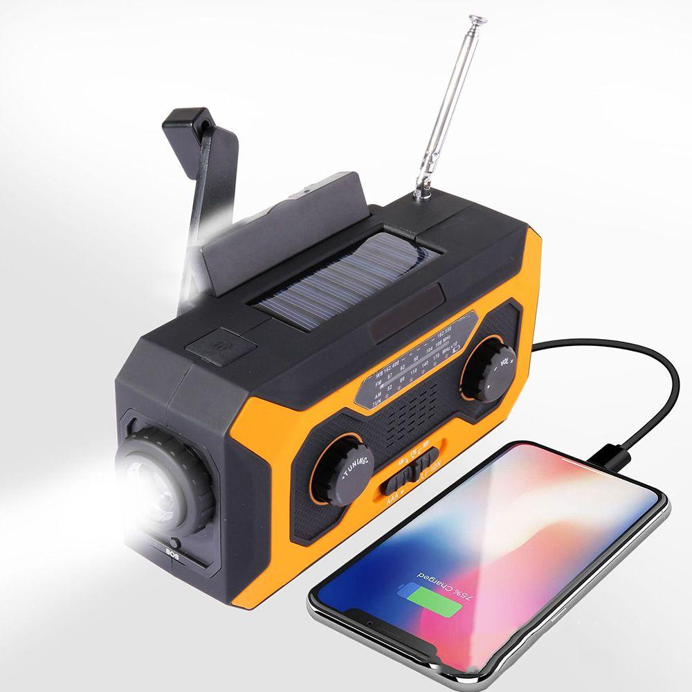 Radio AM / FM / WB Sử Dụng Năng Lượng Mặt Trời Đa Năng