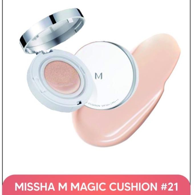 Phấn nước Missha M màu be nhạt dùng trang điểm 21 | BigBuy360 - bigbuy360.vn