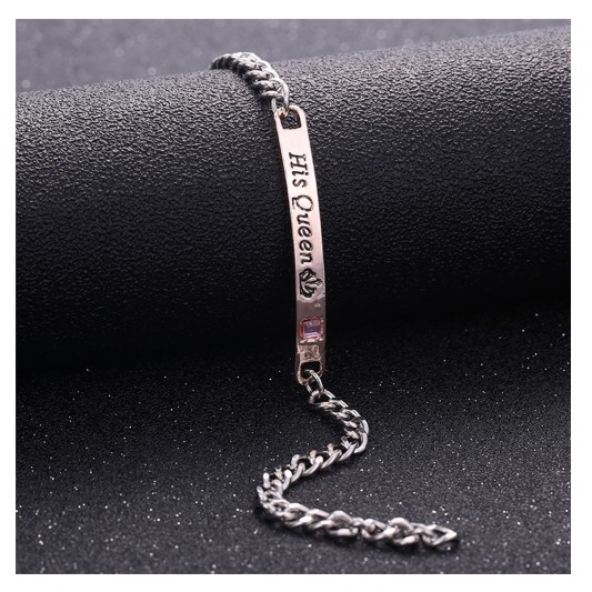 [ Một đôi ] Vòng tay lắc tay đôi tình yêu nam nữ hoảng gia bền màu | BigBuy360 - bigbuy360.vn