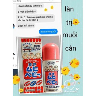 Lăn trị muỗi đốt Muhi sơ sinh