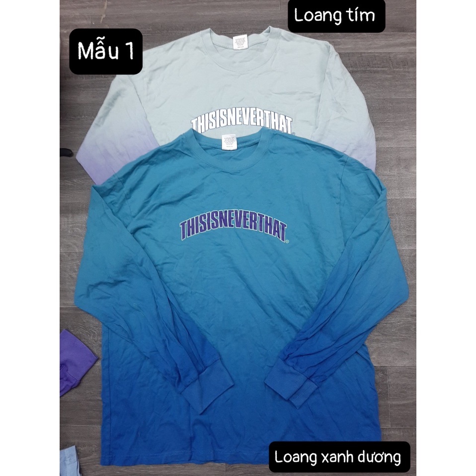 I. Áo Thun Unisex Tay Dài Thisisneverthat Lỗi Dơ KO Nhãn Chọn SP Ngẫu Nhiên - 3398 (MẪU 1,2,3,4,5)