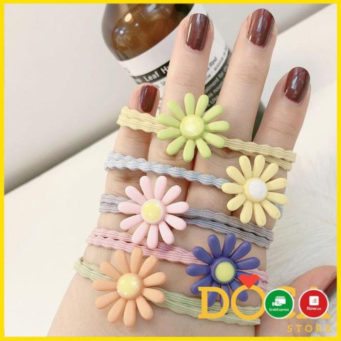 Dây buộc tóc Hàn Quốc hoa cúc CT04