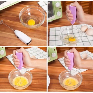 Máy đánh trứng mini cầm tay tạo bọt cafe