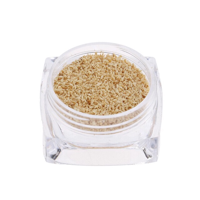 Set 6 hủ mùn cưa trang trí móng tay