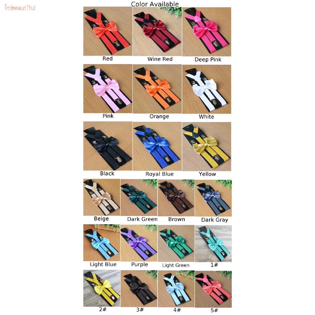 Dây đeo quần chữ Y kèm nơ thời trang cá tính cho nam