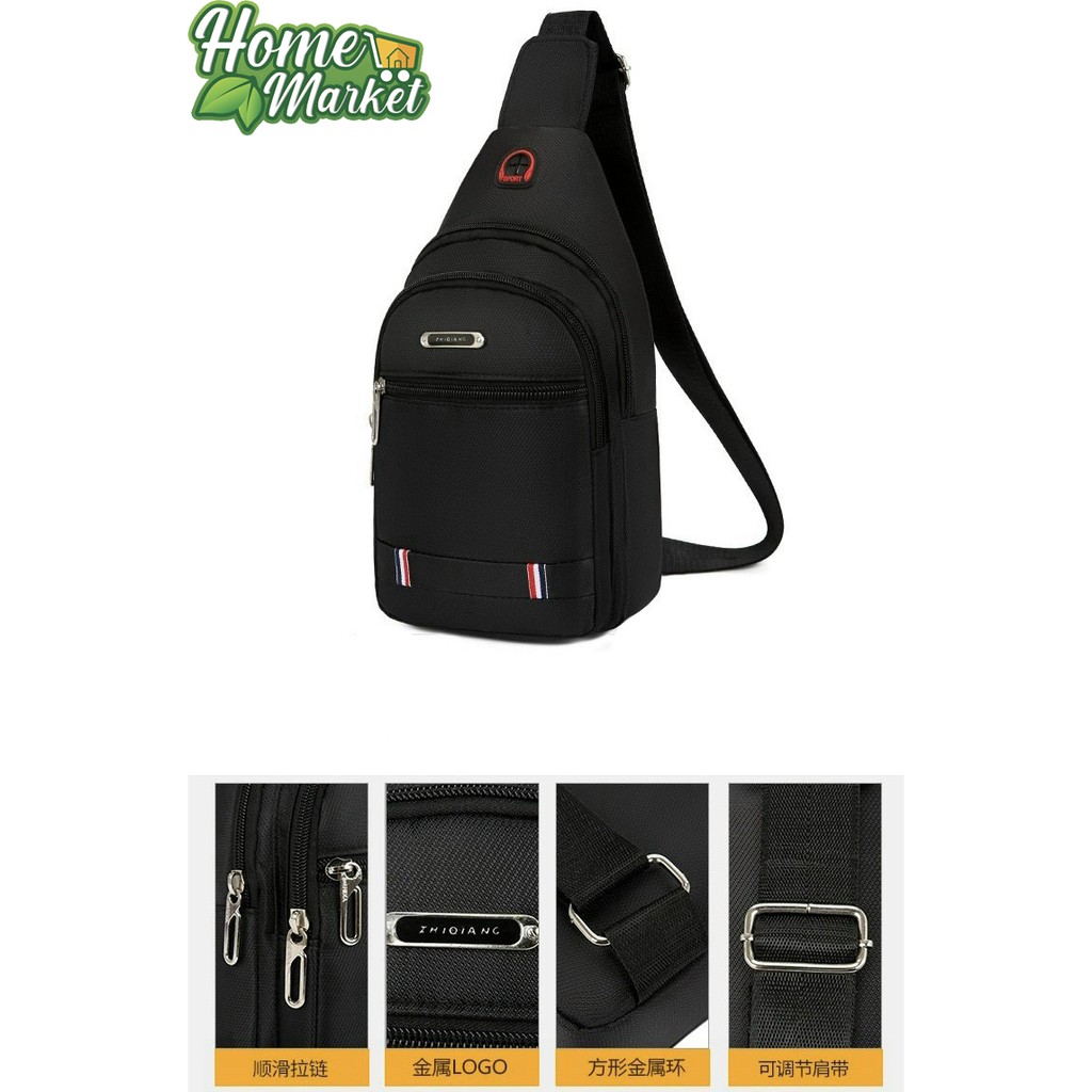 ( Hàng Hot ) Túi đeo chéo nam vải canvas chống nước phong cách Hàn Quốc | BigBuy360 - bigbuy360.vn