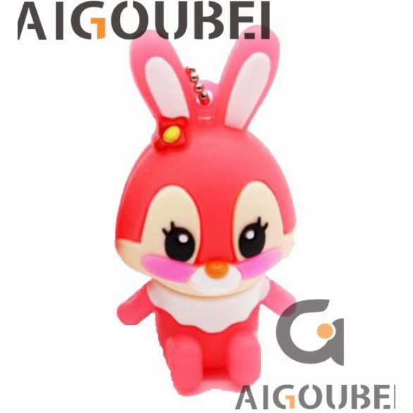 [Spot &amp; COD] USB 2.0 Thỏ silicone dễ thương Hai màu Creative U Disk Mini Cartoon Thích hợp cho máy tính xách tay Ổ đĩa Lightning Ổ đĩa USB di động 1GB 2GB 4GB 8GB 16GB 32GB 64GB 128GB