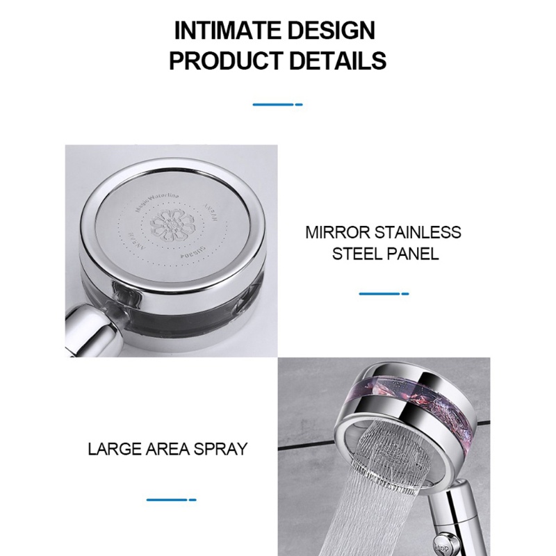 Vòi Hoa Sen Tăng Áp Hai Mặt Xoay 360 Độ Tiện Dụng